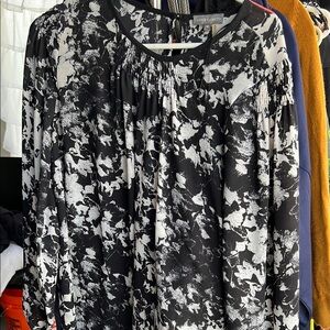 Vince Camuto Black and White Blouse
